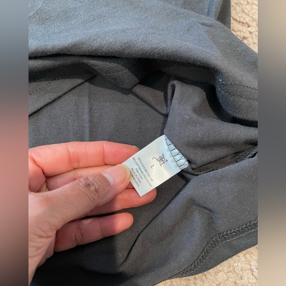 ED HARDY Ace Skull Men's Charcoal Gray T-shirt - Picture 6 of 10